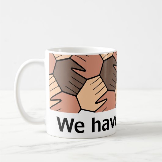 We hebben een droom. koffiemok (Links)