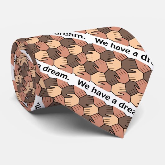 We hebben een droom. stropdas (Opgerold)