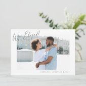 We hebben een eenvoudige minimalistische foto van  aankondiging (Staand voorkant)