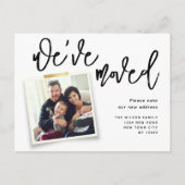 We hebben een eenvoudige moderne foto gemaakt aankondigingskaart (Voorkant)