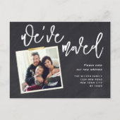 We hebben een eenvoudige moderne foto gemaakt aankondigingskaart (Voorkant)