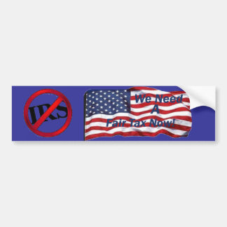 we hebben een eerlijke belasting - bumpersticker n