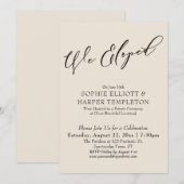 We hebben een , elegante, eenvoudige Cream Celebra Kaart (Voorkant / Achterkant)