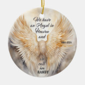 We hebben een engel in de hemel keramisch ornament (Voorkant)