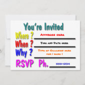 We hebben een feest!!!!! kaart (Achterkant)