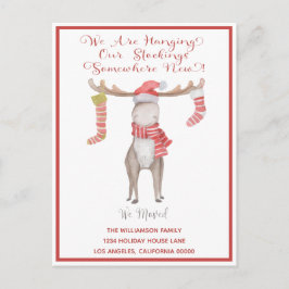 We hebben een feestdag verplaatst... die een kerst aankondigingskaart