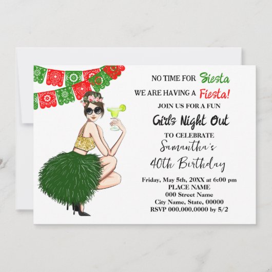 We hebben een Fiesta verjaardag Kaart (Voorkant)