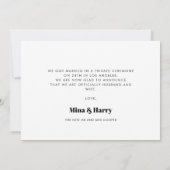 We hebben een  fotokaart met retroscript ontwikkel aankondiging (Achterkant)