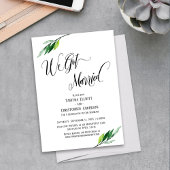 We hebben een gehuwd vouwscript en Greenery Kaart