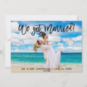 We hebben een gehuwde viering van het penseelscrip aankondiging (Voorkant)