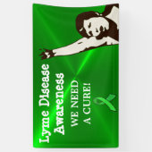 We Hebben een Geneesmiddel Nodig, Lyme Ziekte Prot Spandoek (Verticaal)