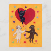 We hebben een grote hartschildering. briefkaart (Voorkant)