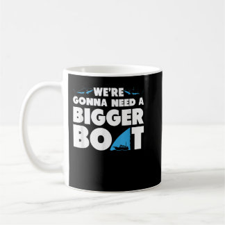 We hebben een grotere boot nodig - grappige haai koffiemok