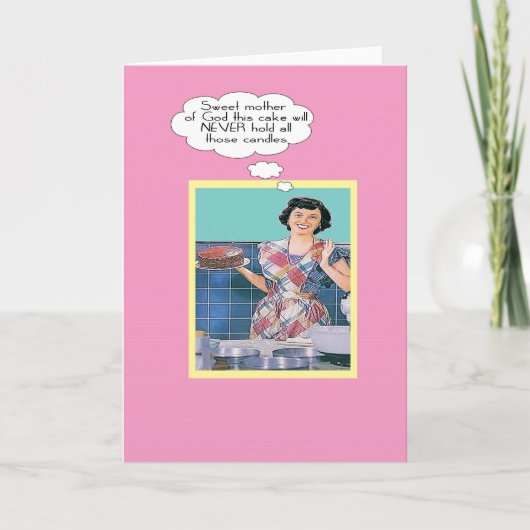 "We hebben een grotere taart nodig!" Kaart (Voorkant)