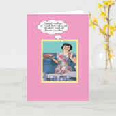 "We hebben een grotere taart nodig!" Kaart (Gele Bloem)