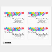 We hebben een handbeschilderd waterverf label verp (Vel)