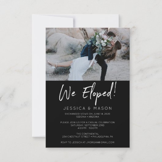 We hebben een handgeschreven uitnodiging gepublice (Voorkant)