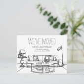 We hebben een handtekening gemaakt met een bewegen briefkaart (Staand voorkant)