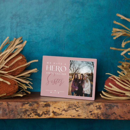 We hebben een Hero. We noemen haar zuster Foto Kee Fotoplaat (Zijkant)