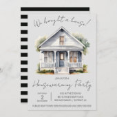 We hebben een huis gekocht! Schattigee Waterverf h Kaart (Voorkant / Achterkant)