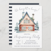 We hebben een huis gekocht! Schattigee Waterverf h Kaart (Voorkant / Achterkant)