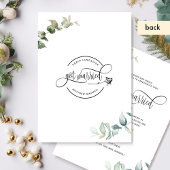 We hebben een huwelijk, een bruinkoolhuwelijk. aankondiging