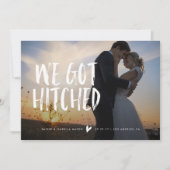 We hebben een huwelijksaankondiging aankondiging (Voorkant)