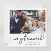 We hebben een huwelijksaanmaning. kaart (Voorkant)