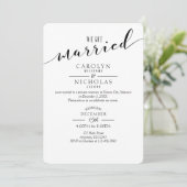 We hebben een huwelijksfeest met kerstfeest. kaart (Staand voorkant)