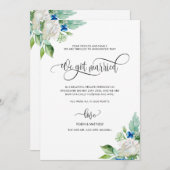 We hebben een huwelijkshuwelijk. aankondiging (Voorkant / Achterkant)