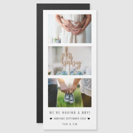 "We hebben een jongen!" Foto's van baby