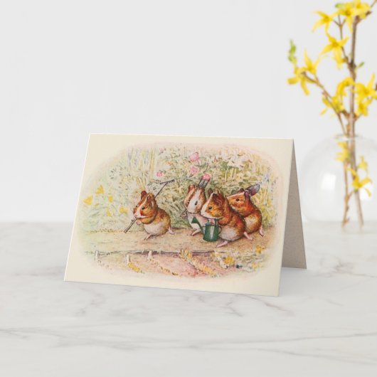 We hebben een kleine Garden Guinee Varkenshaar-gro Kaart (Gele Bloem)