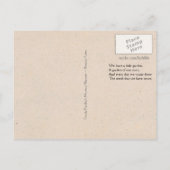 We hebben een kleine Garden Guinee Varkenshong Briefkaart (Achterkant)