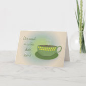 We hebben een koffie date nodig kaart (Voorkant)