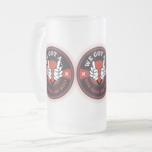 WE HEBBEN EEN MATGLAS BIERPUL (Voorkant links)