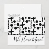 We hebben een minamilistische Abstracte Kaart van  (Voorkant / Achterkant)