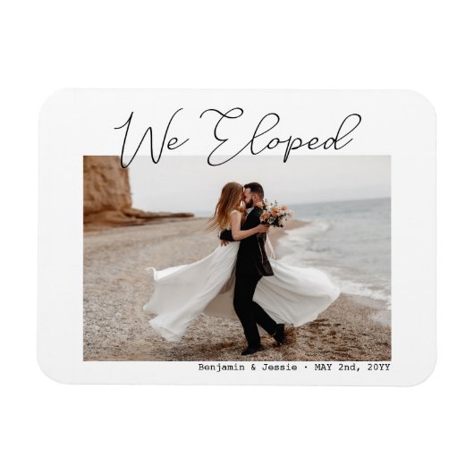 We hebben een minimale eenvoudige scriptfoto-opsla magneet (Horizontaal)