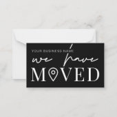 We hebben een minimale wijziging van het adres van notitiekaartje (Voorkant)