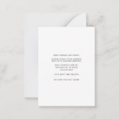 We hebben een modern Waterverf land bewogen Notitiekaartje (Achterkant)