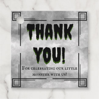 We hebben een monster Creëer Bedankjes Labels