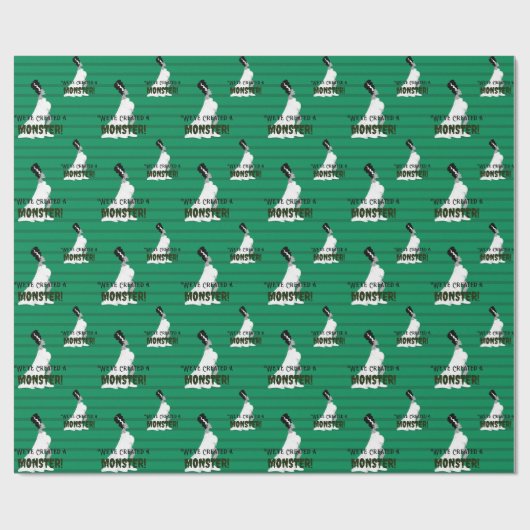 We hebben een monster Creëer! Cadeaupapier (Vlak)