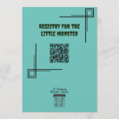 We hebben een monster Creëer! Kaart (Achterkant)