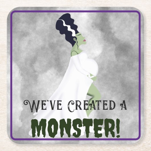 We hebben een monster Creëer! Kartonnen Onderzetters (Voorkant)