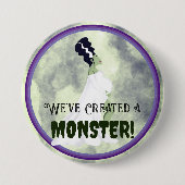 We hebben een monster Creëer! Ronde Button 7,6 Cm (Voorkant)