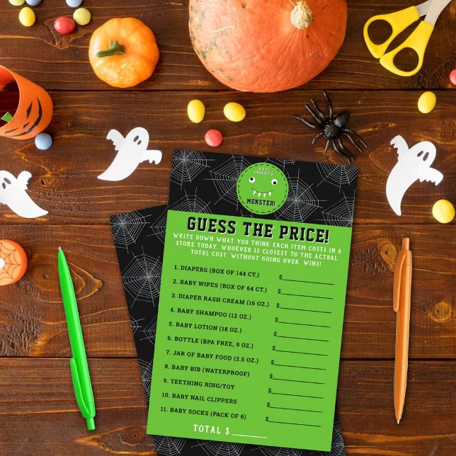 "We hebben een Monster" Halloween Baby shower Creë (Creator heeft geüpload)