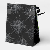 "We hebben een Monster" Halloween Baby shower Creë Bedankdoosjes (Achterkant)