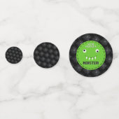 "We hebben een Monster" Halloween Baby shower Creë Confetti (Voorkanten)