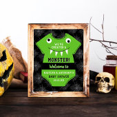 "We hebben een Monster" Halloween Baby shower Creë Poster