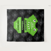 "We hebben een Monster" Halloween Baby shower Creë Wandkleed (Voorkant (horizontaal))