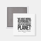 We hebben een morele verantwoordelijkheid magneet (Voorkant / Achterkant)